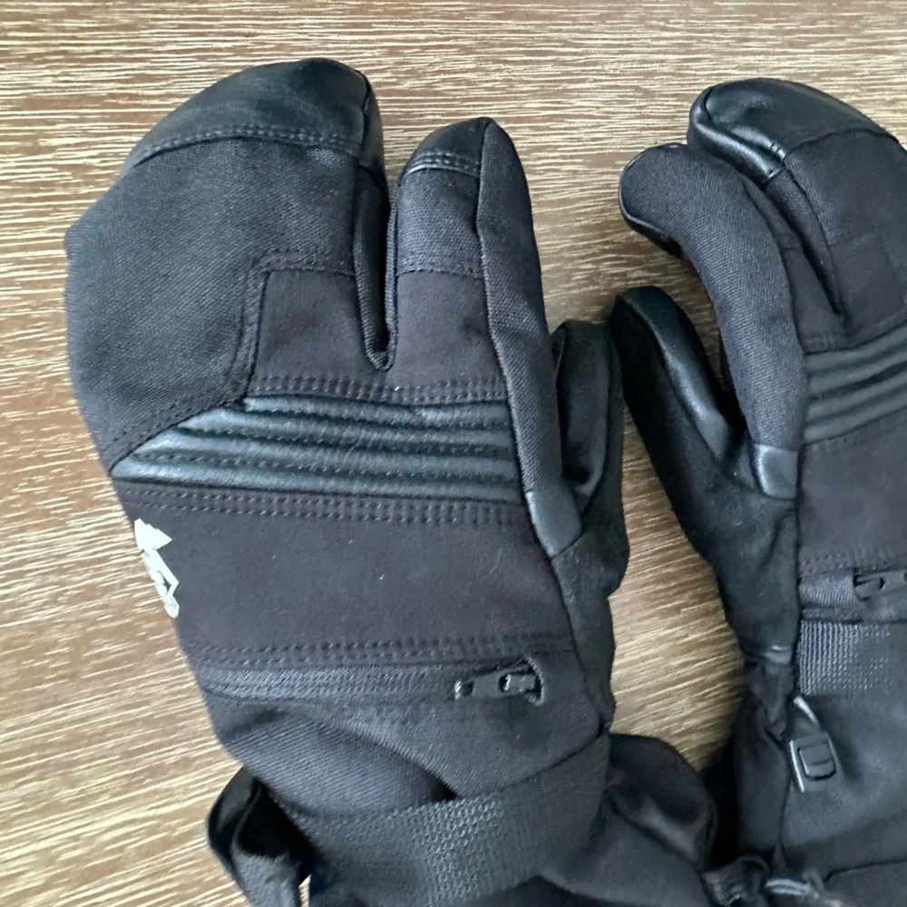REI Co-op Kids’ Black Waterproof Insulated Mittens Gloves Size M